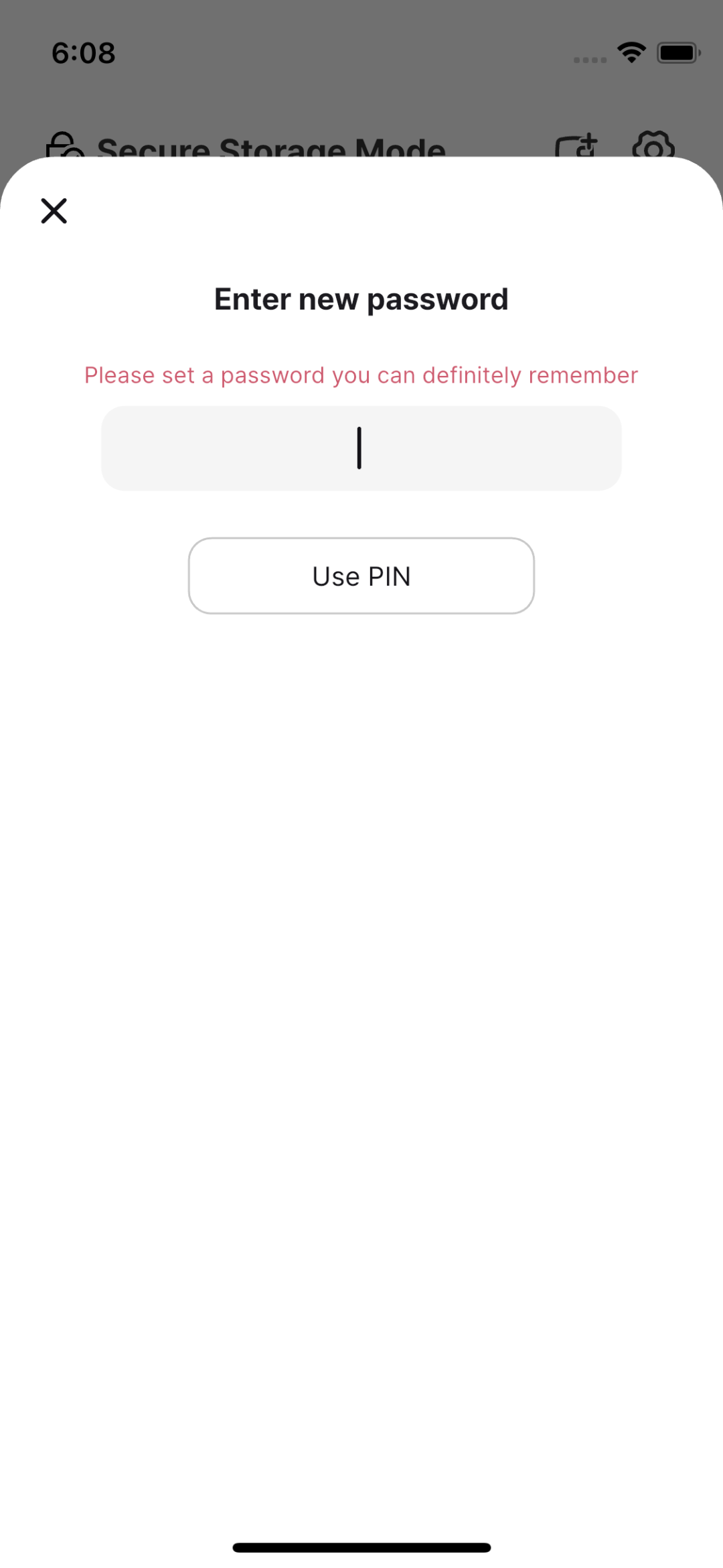 Text-password entry screen