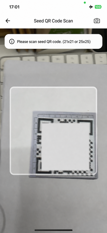 Scan a SeedQR